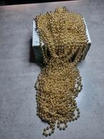 40 m, GOUD KRALENKETTING+Gratis Fijnere Ketting Goud Inwst!, Diversen, Kerst, Ophalen of Verzenden, Zo goed als nieuw