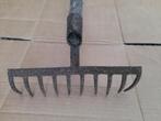 Tuin Hark met houten greep - handvat, Ophalen, Gebruikt, Hark