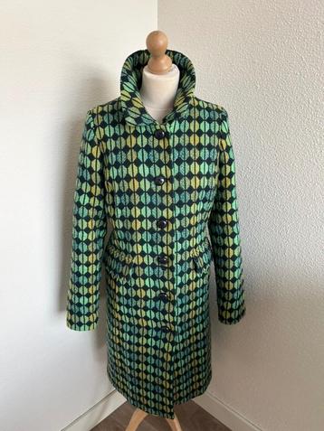 King Louie maat 44 groene midi winter jas 2708 beschikbaar voor biedingen