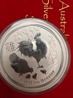2x 10 ounce 999 zilver Rooster Goat, Ophalen of Verzenden, Zilver