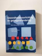 Gezondheidsvoorlichting en gedragsverandering, Boeken, Studieboeken en Cursussen, Johannes Brug, Zo goed als nieuw, Alpha, HBO