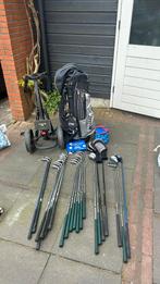 Complete (dubbele ) golfset met standbag en transport kar, Sport en Fitness, Golf, Ophalen of Verzenden, Gebruikt, Overige merken