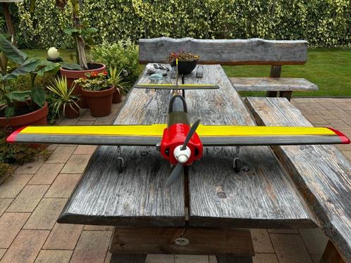 rc vliegtuig, Hobby en Vrije tijd, Modelbouw | Radiografisch | Vliegtuigen, Gebruikt, Nitro, Ophalen
