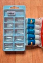 Nieuwe set nagel tips met bijbehorende lijm. Ideaal voor het, Overige kleuren, Nieuw, Ophalen of Verzenden, Handen en Nagels