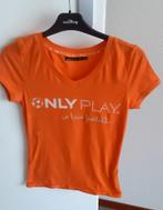 ORANJE SHIRT VOETBAL ONLY PLAY MAAT XS, Kleding | Dames, T-shirts, Only play, Oranje, Maat 34 (XS) of kleiner, Ophalen of Verzenden