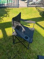2x Strandstoel / kampeerstoel / camping stoel, Ophalen, Gebruikt, Campingstoel