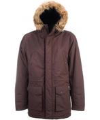 Dickies curtis jacket chocolate brown parka jacket  x-large, Dickies, Ophalen of Verzenden, Dickies, Weg en land