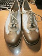 Nieuwe Durea beige leren veterschoenen maat 38 1/2 in doos, Durea, Overige kleuren, Verzenden, Overige typen