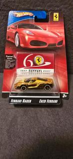 hot wheels 2007 ferrari racer chrome gold enzo, Ophalen of Verzenden, Auto