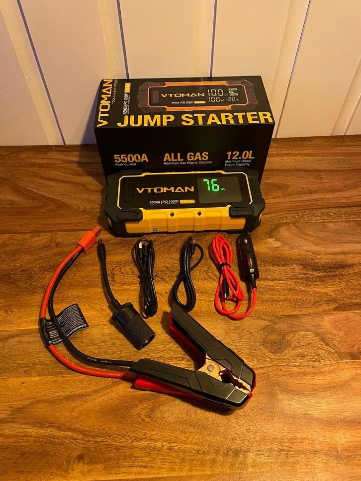 Jumpstarter 5500A 12V Auto Powerbank Jump Starter, Auto diversen, Jumpstarters, Nieuw, Ophalen of Verzenden