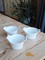 3 Crème brûlée schaaltjes, Ophalen of Verzenden, Zo goed als nieuw, Overige stijlen, Schaal of Schalen