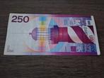Mooi biljet 250 gulden Vuurtoren, 1985, Postzegels en Munten, Bankbiljetten | Nederland, Ophalen of Verzenden, 250 gulden