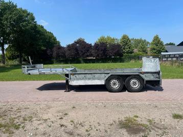 VELDHUIZEN Be oplegger 7.5 ton kuipdieplader (bj 2010) beschikbaar voor biedingen