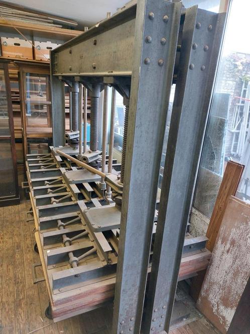 vintage fineerpers, Doe-het-zelf en Verbouw, Gereedschap | Overige machines, Gebruikt, Ophalen
