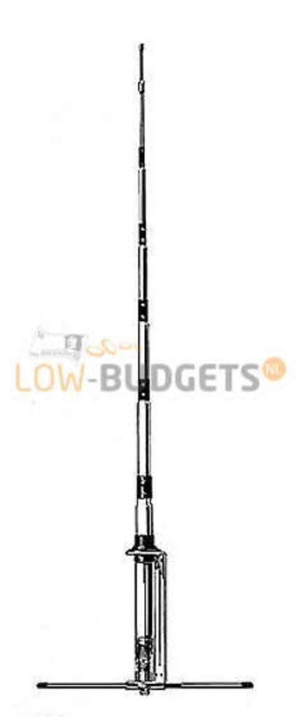 Sirio GPV 5/8 Basisantenne Aluminium 26-29 MHz 750W, Auto diversen, Overige Auto diversen, Verzenden