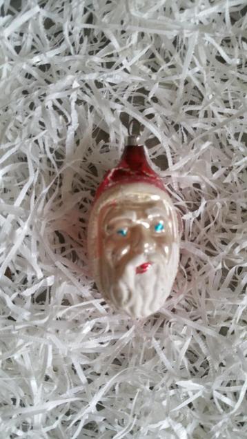 antieke kerstbal nr 217 model hoofd kerstman beschikbaar voor biedingen