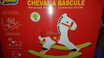 Janod houten hobbelpaard Bascule Sinterklaas Ozosnel NIEUW beschikbaar voor biedingen