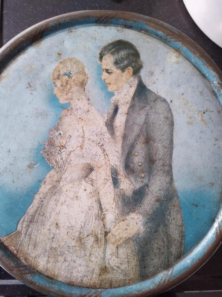 groot zeer oud blik Cote d'or, Verzamelen, Blikken, Gebruikt, Overige, Overige merken, Ophalen of Verzenden