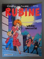 Rubine - 07_Werkvakantie, Boeken, Ophalen of Verzenden, Zo goed als nieuw, Eén stripboek