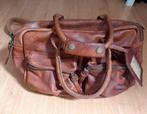 Cowboysbag the bag small bruin leer 1118 weekendtas, Ophalen of Verzenden, Zo goed als nieuw, Bruin