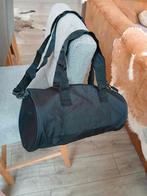 Nieuw: tas zwart 40x20 cm rond zwarte sporttas schoudertas, Ophalen of Verzenden, Nieuw, Unisex volwassen