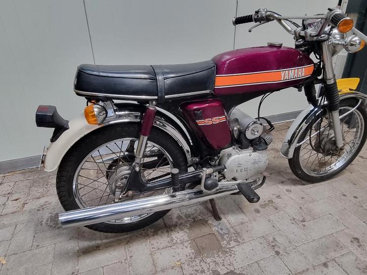 yamaha fs1       Originele Nederlandse 378 schuurfonds, Fietsen en Brommers, Brommers | Oldtimers, Yamaha, Maximaal 45 km/u, Ophalen