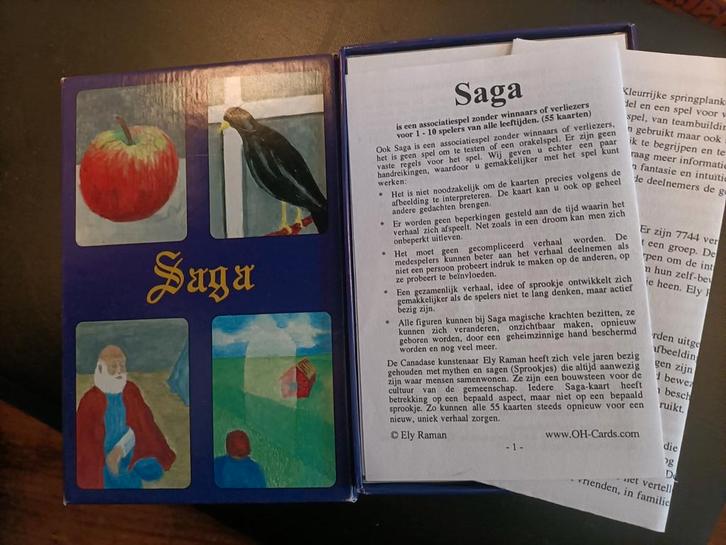 Saga  kaartspel, kaarten met een verhaal, Hobby en Vrije tijd, Gezelschapsspellen | Kaartspellen, Zo goed als nieuw, Ophalen