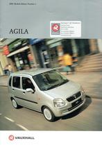 Folder Vauxhall Agila (2002), Boeken, Auto's | Folders en Tijdschriften, Verzenden, Gelezen, Overige merken