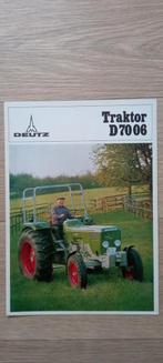 D 1: Deutz D 7006 A4 blad., Ophalen of Verzenden, Zo goed als nieuw