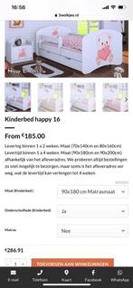 Kinderbed Happy 16, Kinderen en Baby's, Kinderkamer | Bedden, 85 tot 100 cm, Nieuw, Ophalen of Verzenden, Lattenbodem