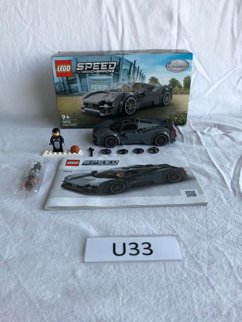 U33 - Lego SC 76915 - Pagani Utopia, Kinderen en Baby's, Speelgoed | Duplo en Lego, Zo goed als nieuw, Ophalen of Verzenden