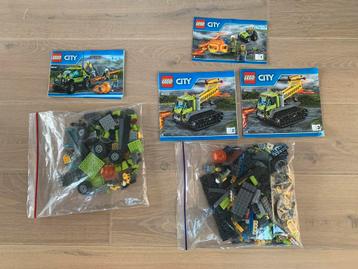 Lego city vulkanen pakket 60121 60122 beschikbaar voor biedingen