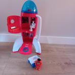 Speelgoed Raket met licht, geluid en 2 astronauten met kar, Kinderen en Baby's, Speelgoed | Educatief en Creatief, Ophalen of Verzenden