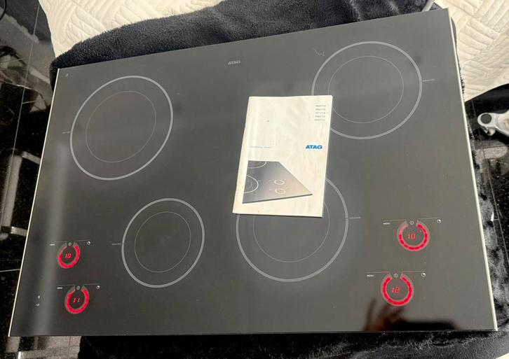 ATAG HI7271S inductie kookplaat 77 izgst, Witgoed en Apparatuur, Kookplaten, Zo goed als nieuw, Inbouw, Inductie, 4 kookzones
