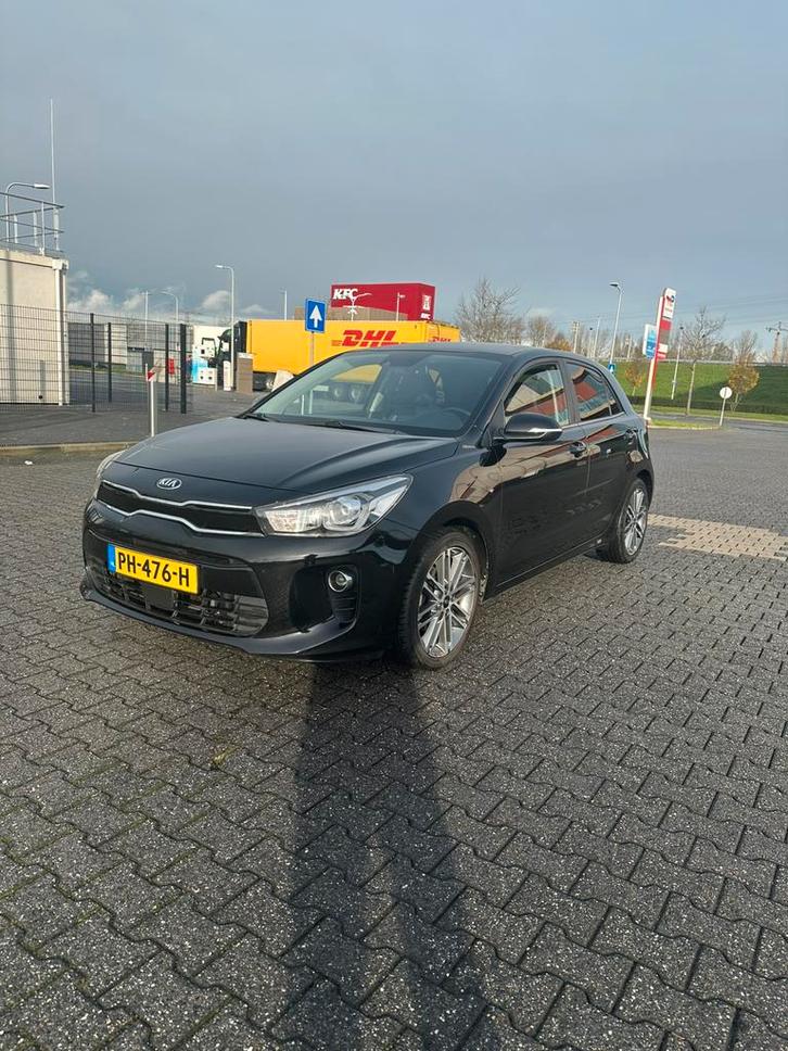 Kia Rio 1.0 T-gdi Ecodynamics 100pk 2017 Zwart, Auto's, Kia, Particulier, Rio, ABS, Achteruitrijcamera, Adaptieve lichten, Adaptive Cruise Control