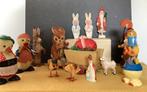 Prachtige grote nostalgische kerstman + pijpenrager takje, Antiek en Kunst, Ophalen of Verzenden