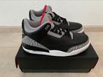 Air Jordan 3 Retro OG Black Cement Maat 44, Kleding | Heren, Schoenen, Zwart, Nieuw, Ophalen of Verzenden, Sneakers of Gympen