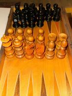 Schaakspel luxe houten grote speelstukken in schaakbord kist, Hobby en Vrije tijd, Gezelschapsspellen | Bordspellen, Een of twee spelers