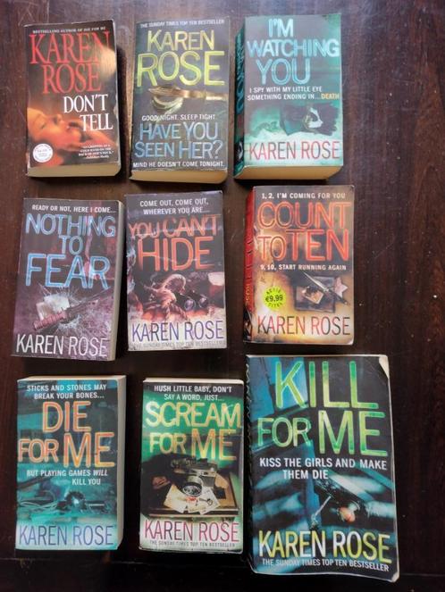 karen rose boeken hele serie!, Boeken, Thrillers, Gelezen, Nederland, Ophalen of Verzenden