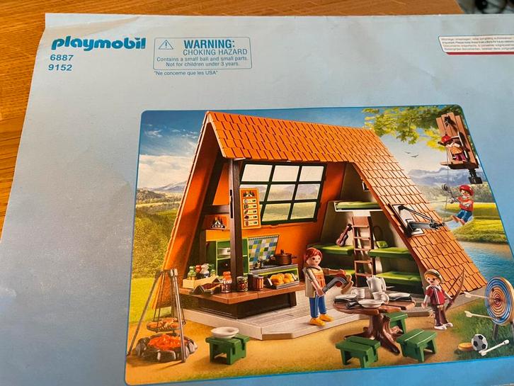 Playmobil vakantiehuis nr 6887/9152, Kinderen en Baby's, Speelgoed | Playmobil, Gebruikt, Ophalen