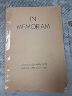 Herdenkingsboek leraren tijdens WO2, Ophalen of Verzenden, 20e eeuw of later, Zo goed als nieuw