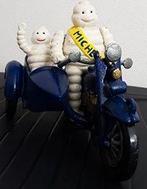 Michelin bibendum motor met zijspan en andere beeldjes kado, Reclamebord, Reclame beelden, Ophalen of Verzenden, Zo goed als nieuw