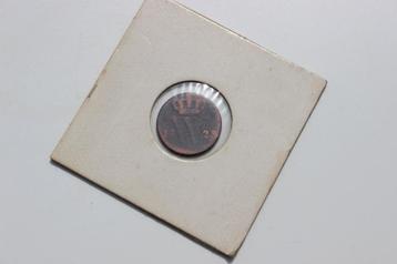 ½ Cent munt Nederland 1823 beschikbaar voor biedingen