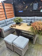 Lounge / diningset, Gebruikt, Ophalen of Verzenden, Loungeset, Wicker