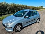 Peugeot 206 1.4 5D 2004 Grijs, Auto's, Voorwielaandrijving, 4 cilinders, Origineel Nederlands, Particulier