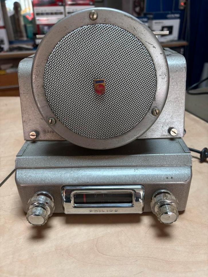 Philips lampenradio 1952 prachstaat!, Auto diversen, Autoradio's, Zo goed als nieuw, Ophalen of Verzenden