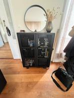 Zwarte Brindisi Kast van Kwantum – Moderne Look!, Huis en Inrichting, Ophalen, Zo goed als nieuw, 25 tot 50 cm, 50 tot 100 cm
