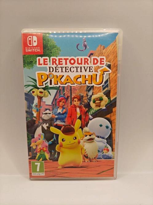 Pokemon Detective Pikachu returns (Franse hoes) Nintendo, Spelcomputers en Games, Games | Nintendo Switch, Zo goed als nieuw, Avontuur en Actie