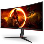 AOC CU34G2/BK 34 inch Curved Monitor, Computers en Software, Monitoren, Aoc, Curved, VA, Ophalen of Verzenden