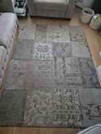 Vloerkleed grijs-bruin landelijk, Ophalen, 100 tot 150 cm, Bruin, Vintage